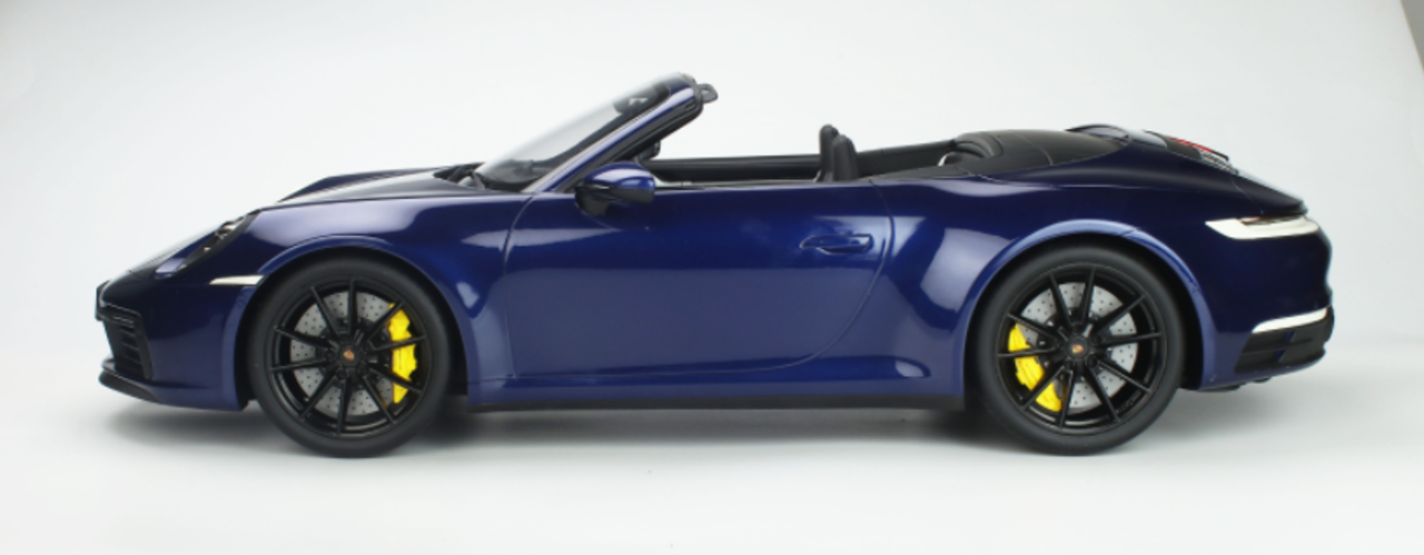 1/8 Minichamps 2020 Porsche 911 (992) Carrera 4S Cabriolet (Gentian Blue Metallic) Resin Car Model Limited 99 Pieces