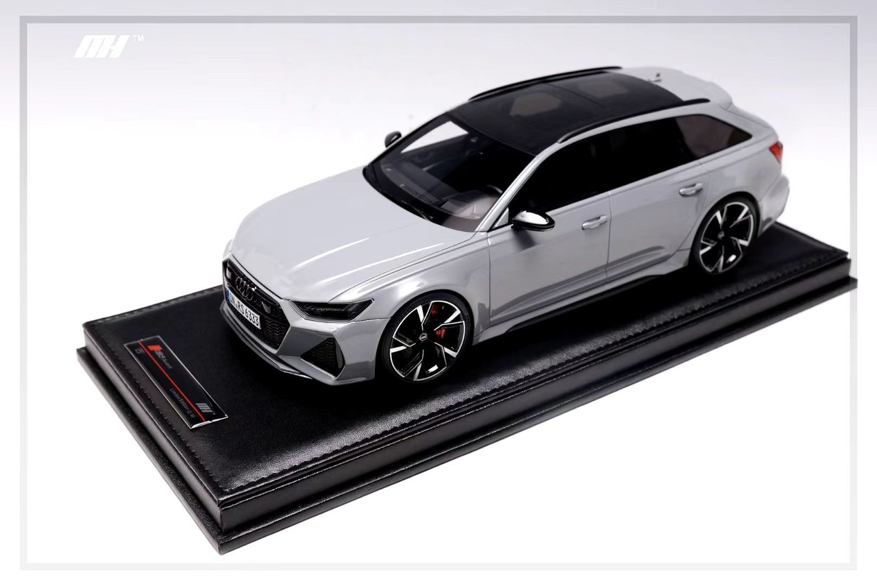 1/18 Motorhelix Audi RS6 Avant C8 (Nardo Grey) Resin Car Model Limited 99  Pieces 