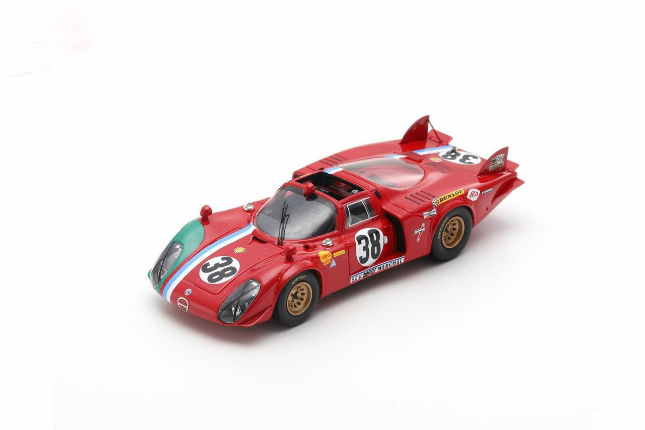 1/43 Alfa Romeo T33/2 No.38 24H Le Mans 1969 G. Gosselin - C. Bourgoignie