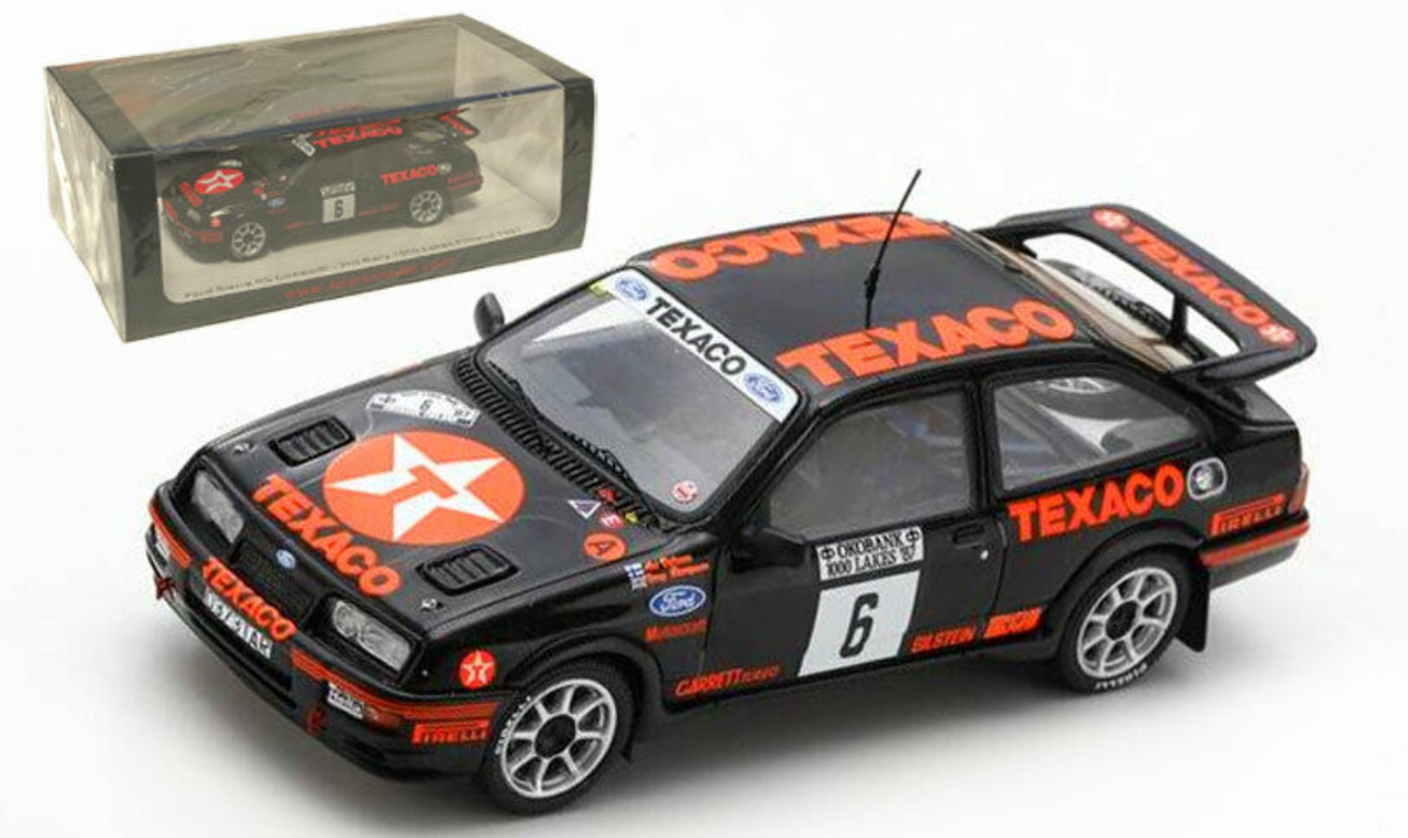 1/43 Ford Sierra RS Cosworth No.6 2nd Rally 1000 Lakes Finland 1987 A. Vatanen - T. Harryman Car Model