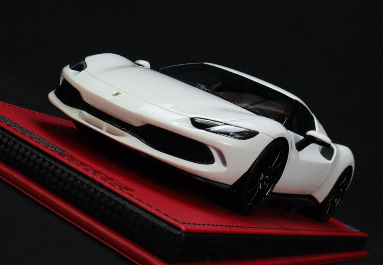 1/18 MR Collection Ferrari 296 GTB (Bianco Cervino White) Resin