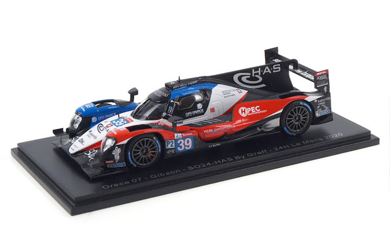 1/43 Oreca 07 - Gibson No.39 SO24-HAS By Graff 24H Le Mans 2020 J. Allen - V. Capillaire - C. Milesi Car Model