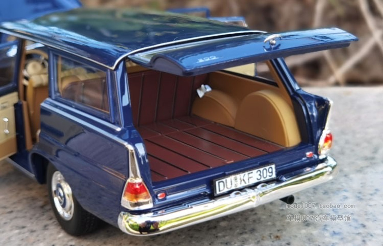 1/18 Norev 1966 Mercedes-Benz Mercedes 200 Universal Wagon (Blue) Diecast Car Model