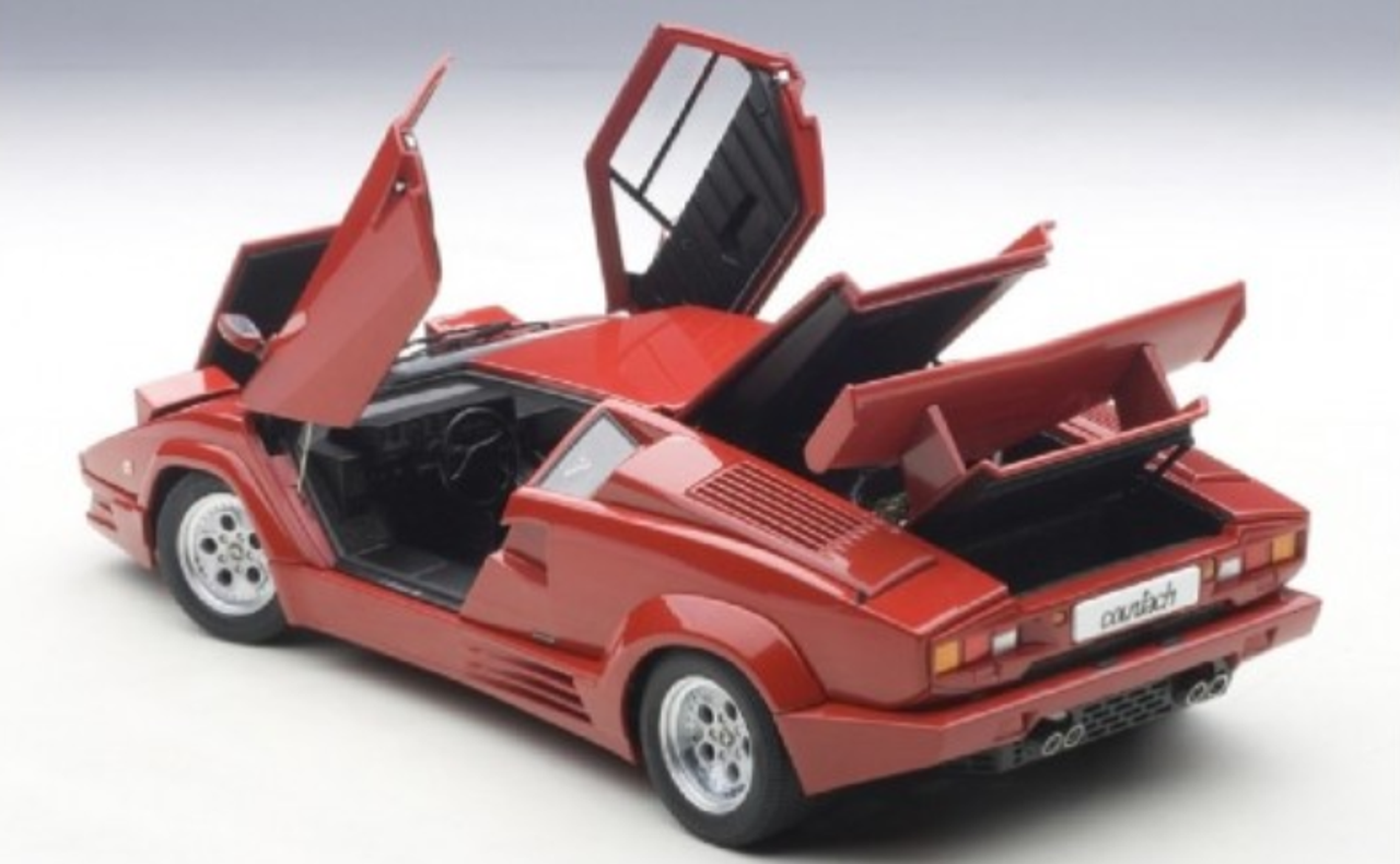 1/18 AUTOart LAMBORGHINI COUNTACH 25th ANNIVERSARY EDITION (Red) Diecast Car Model