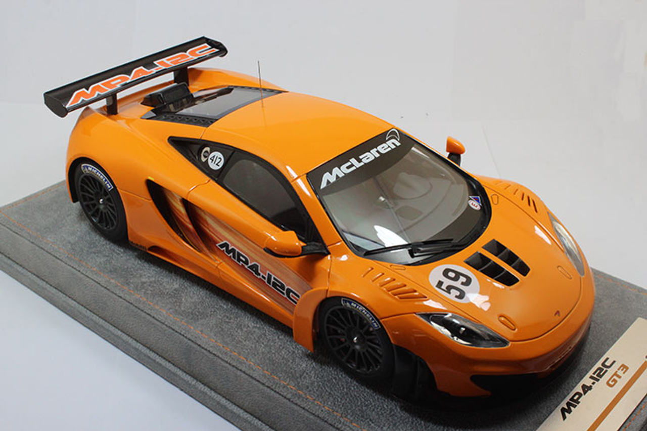 1/18 Tecnomodel McLaren MP4-12C GT3 #59 (Orange) Resin Car Model