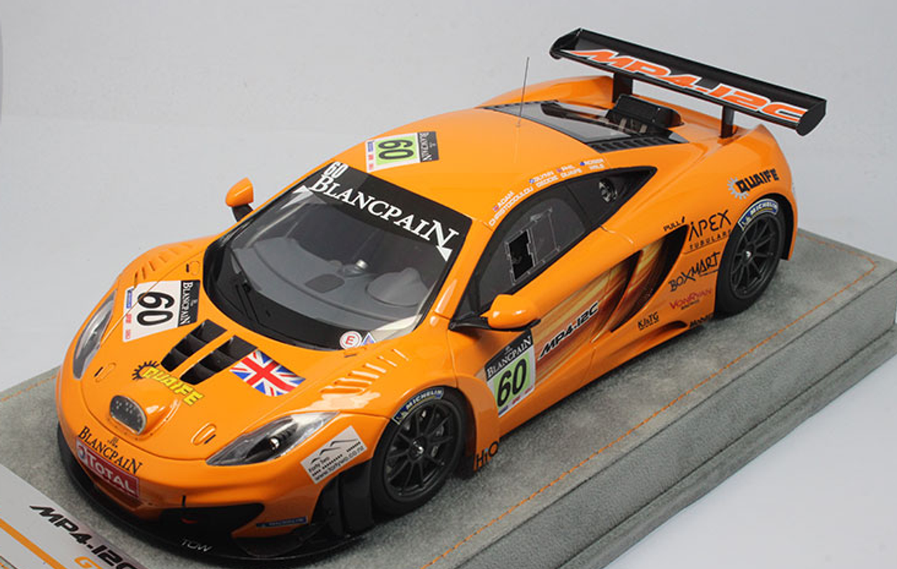 1/18 Tecnomodel McLaren MP4-12C GT3 #60 (Orange) Resin Car Model