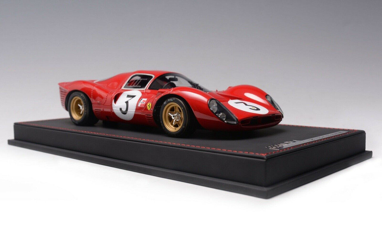 1/18 AB Models Ferrari 330 P4 winner of 1967 1000km of Monza Resin Car Model Limited 50 Pieces