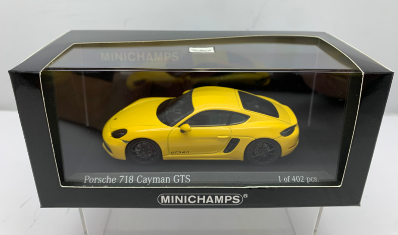 Miniature Porsche 718 Cayman GTS (992) 2020 Minichamps