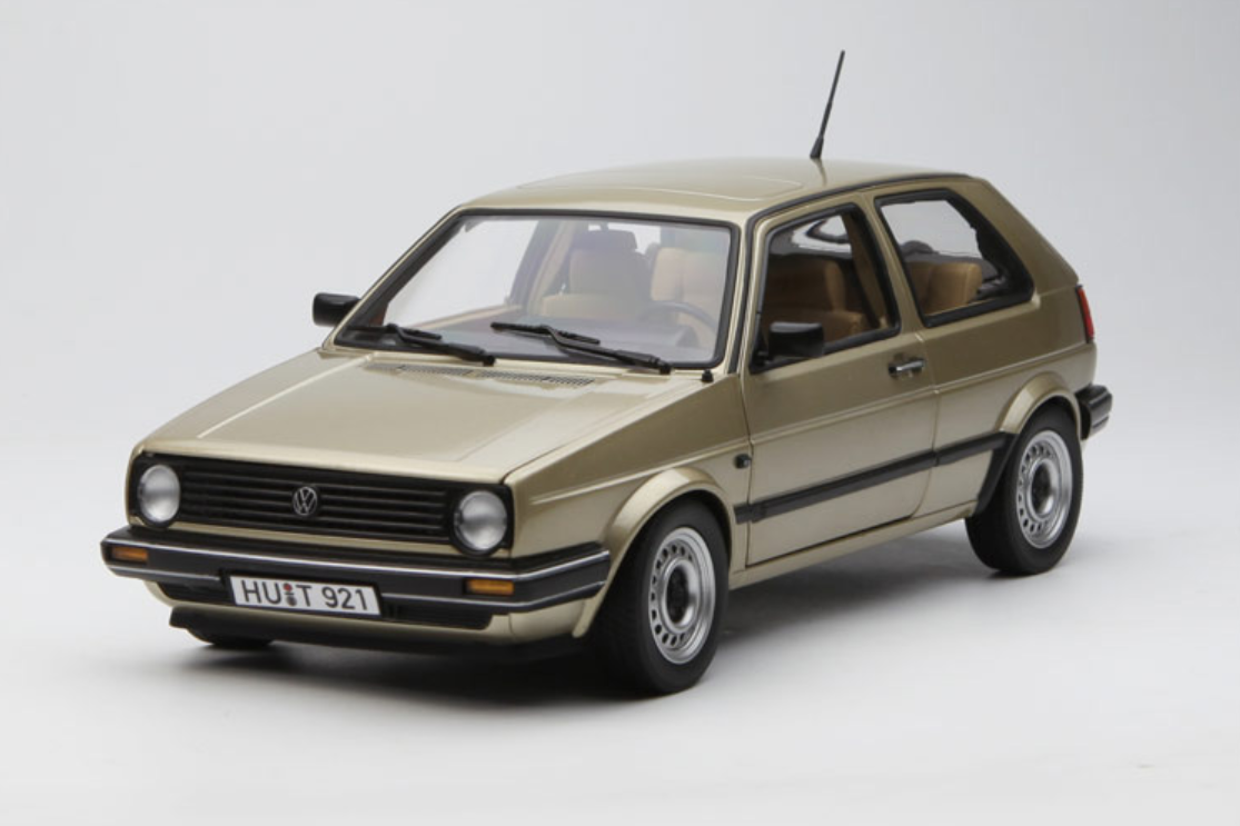 1/18 Norev 1985 Volkswagen VW Golf CL (Champagne) Diecast Model