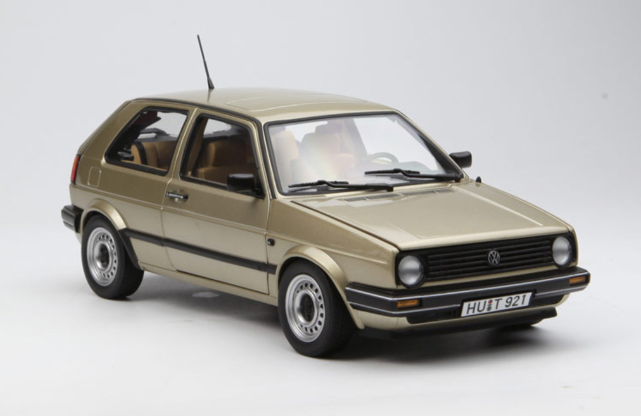 1/18 Norev 1985-1988 Volkswagen VW Golf CL (Champagne) Diecast Model