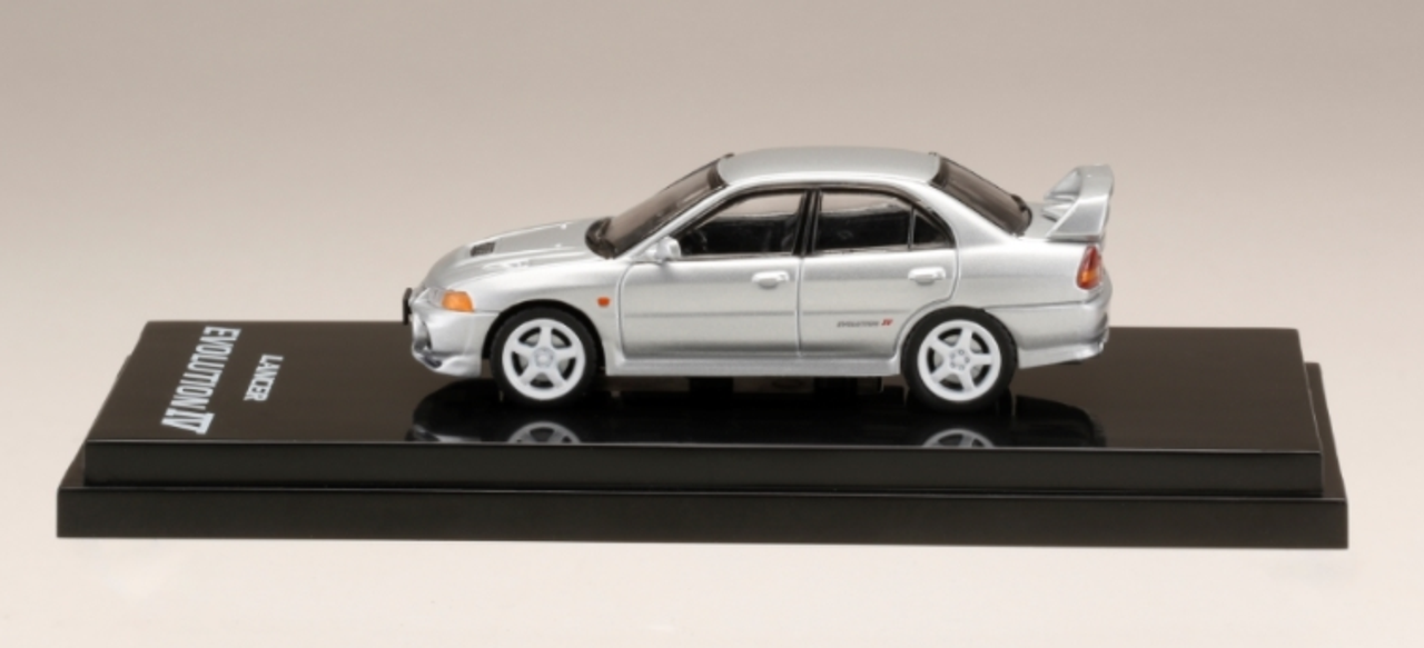  1/64 Hobby Japan Mitsubishi LANCER GSR Evolution IV (CN9A) Customized Silver