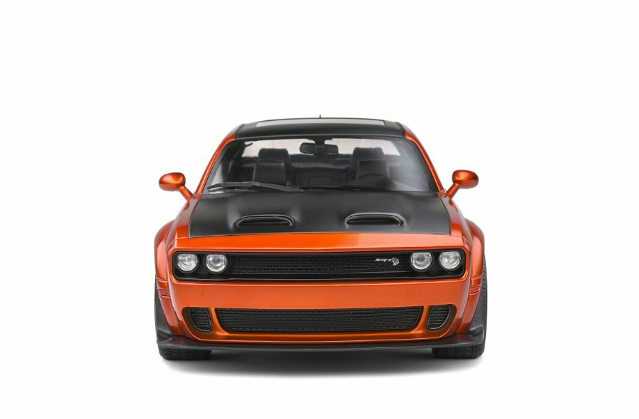 Solido 1:18 Dodge Challenger SRT Widebody Orange Metallic 2020 (S1805703)  Diecast car model available in June/July pre-order now