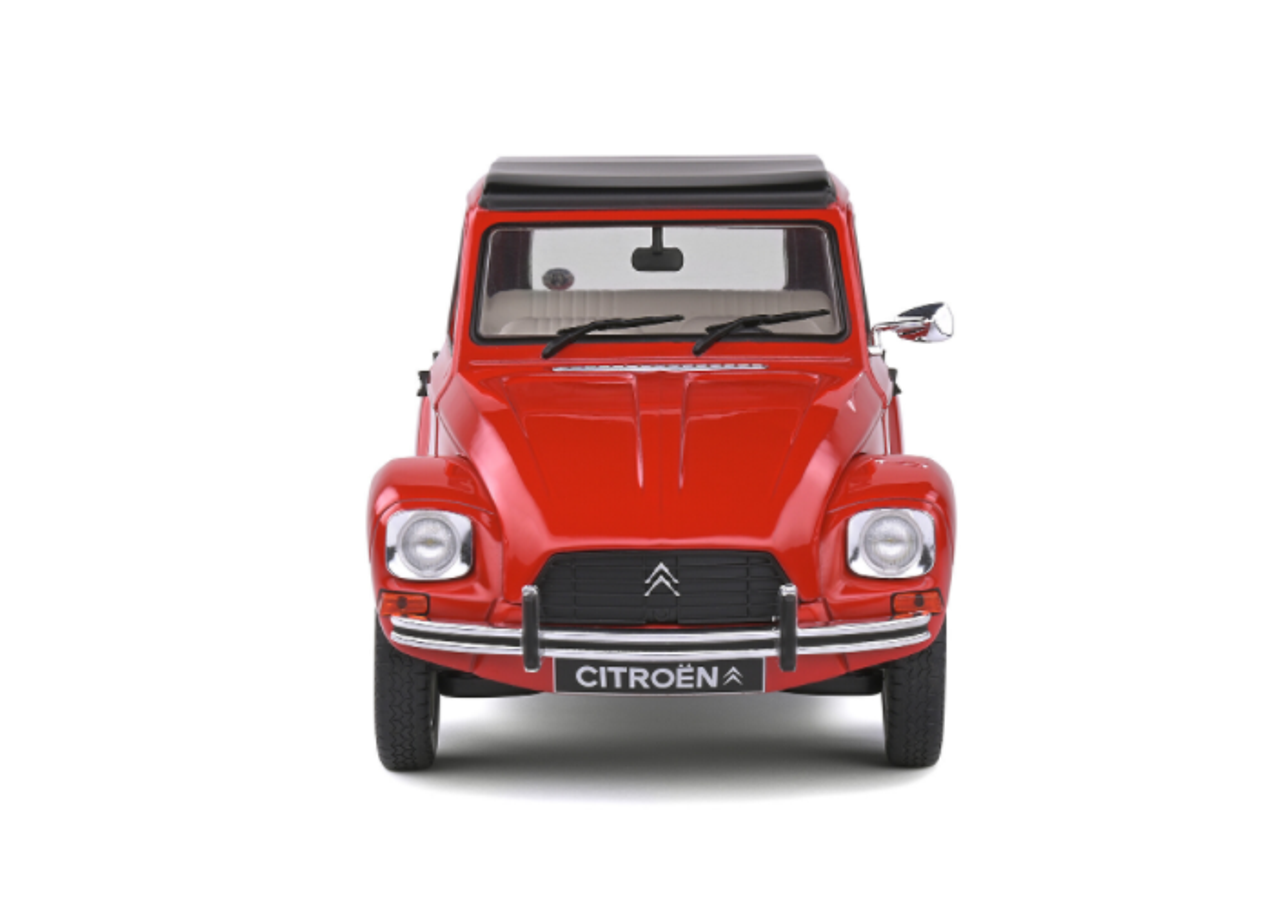  1/18 Solido Citroen Dyane 6 Rouge Corsaire 1968 Diecast Car Model