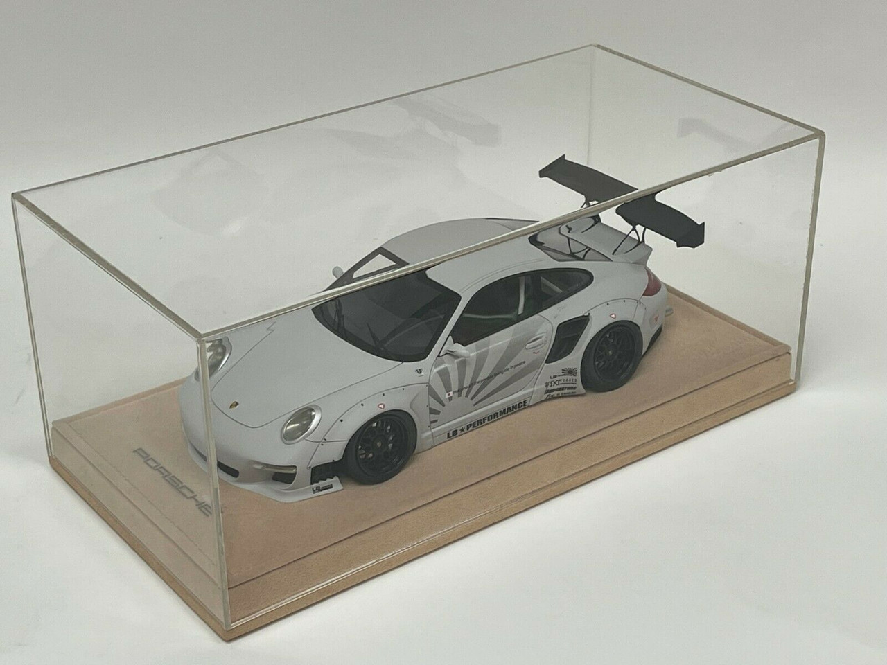 1/18 Porsche 911 997 Liberty Walk LB Performance (Matte Off White) Resin Car Model