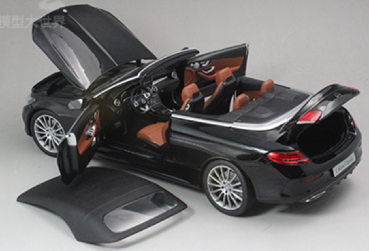 1/18 Dealer Edition Mercedes-Benz C-Class Coupe C-Klasse Cabriolet (Black) Diecast Model