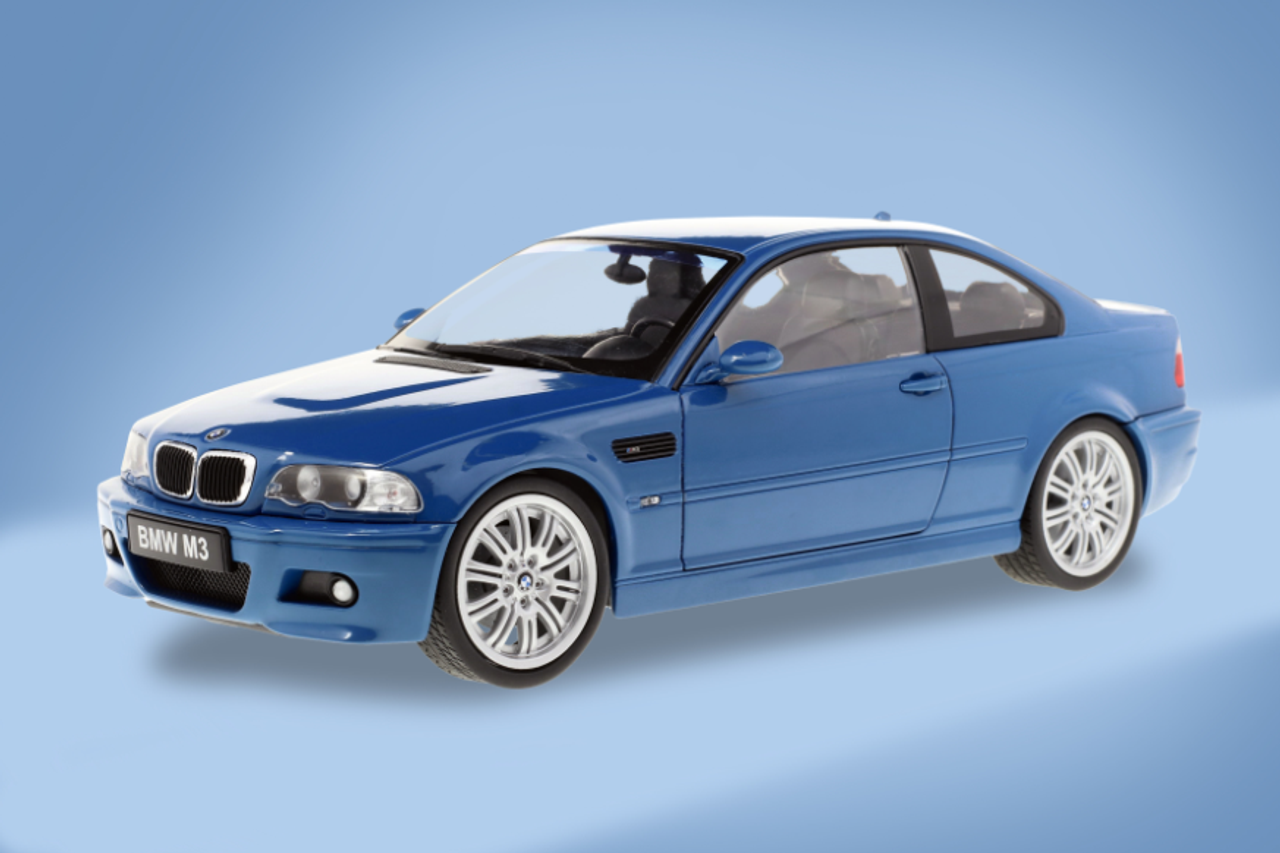  1/18 Solido 2000 BMW E46 M3 (Laguna Blue) Diecast Car Model