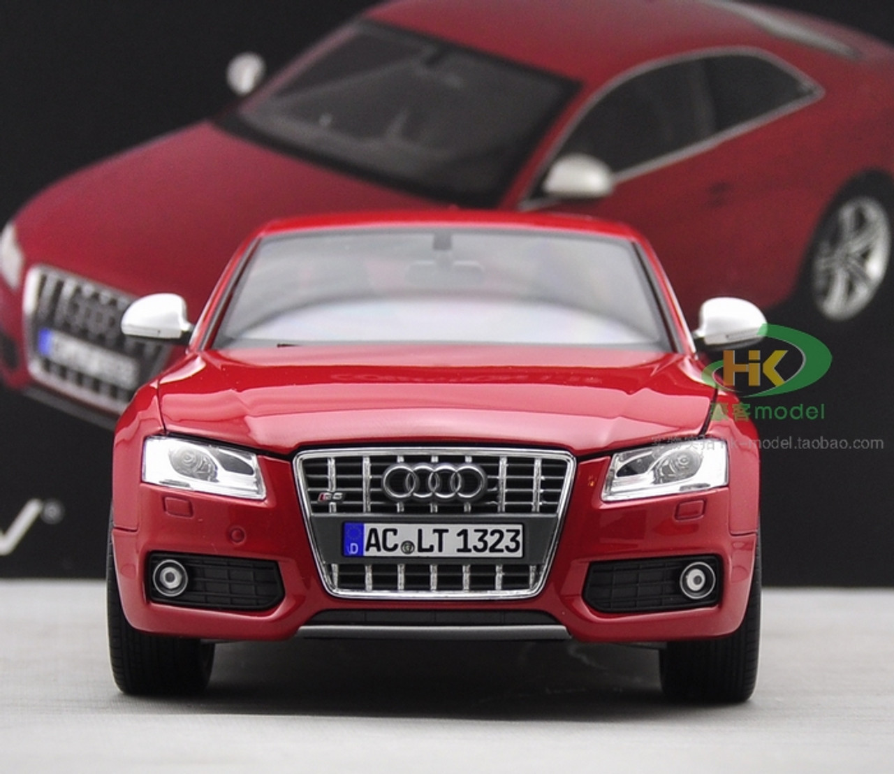 1/18 Norev Audi S5 (Red) Diecast Car Model