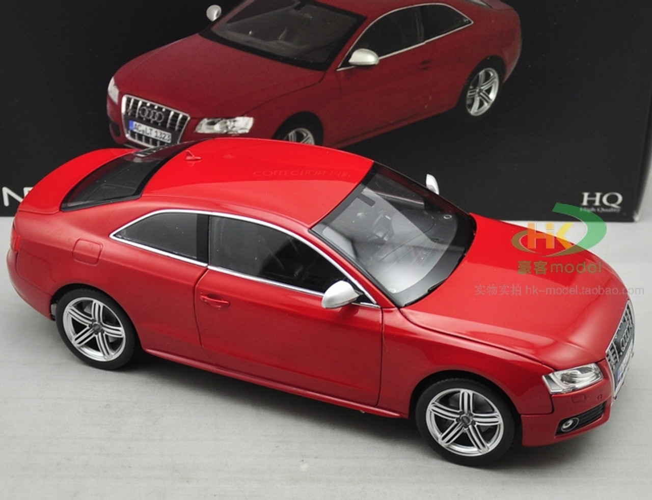 1/18 Norev Audi S5 (Red) Diecast Car Model