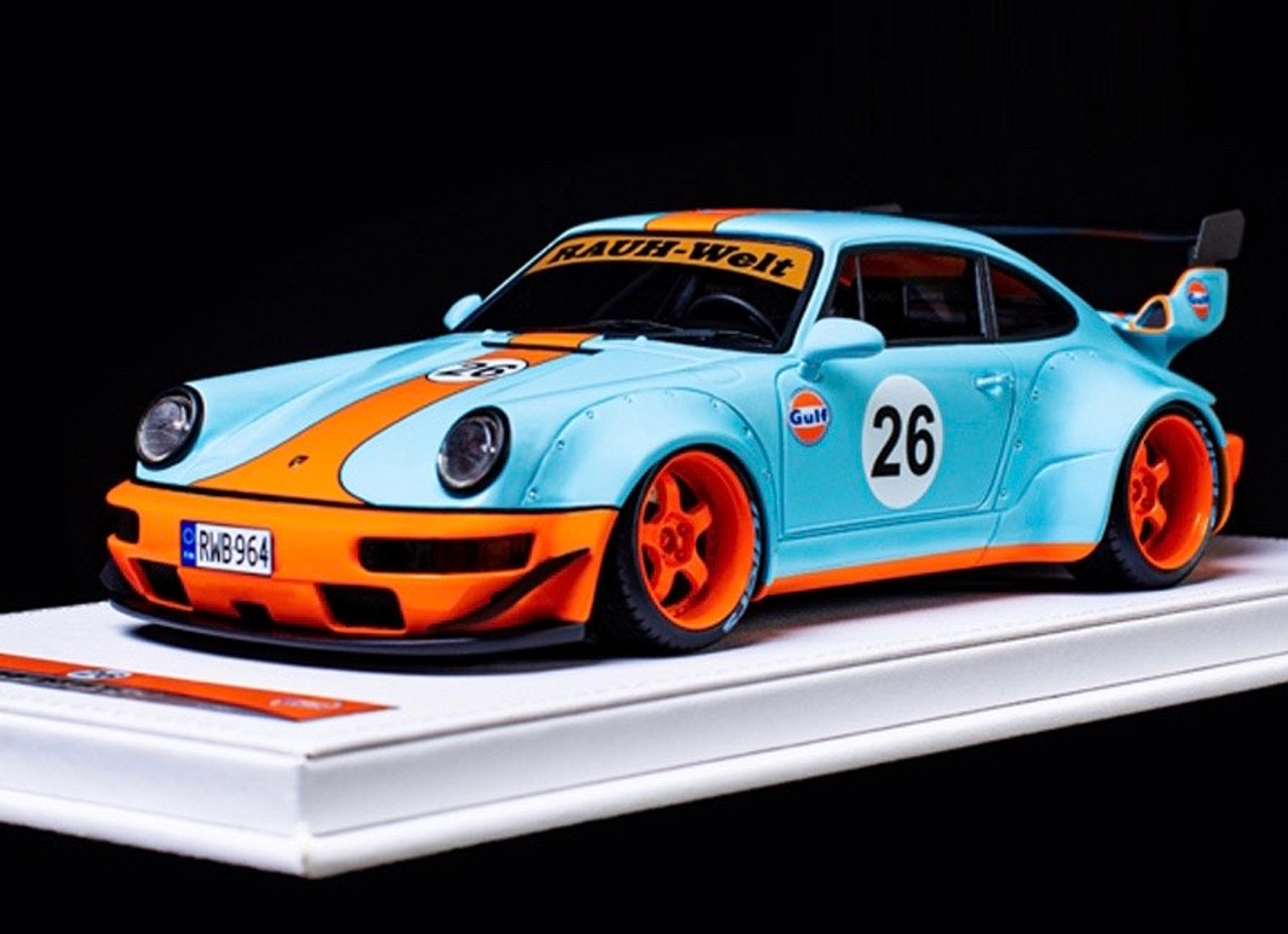 1/18 VIP Porsche 911 RWB 964 Gulf Edition #26 Resin Car Model