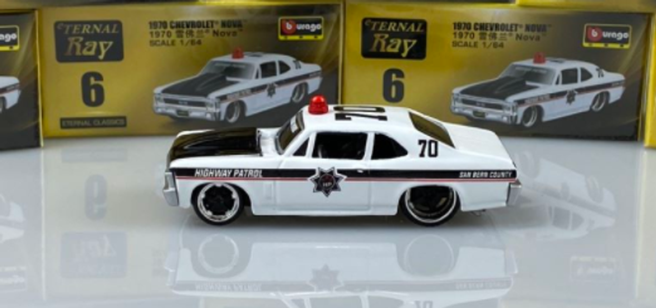 1/64 bburago CHEVROLET Nova Diecast Car Model