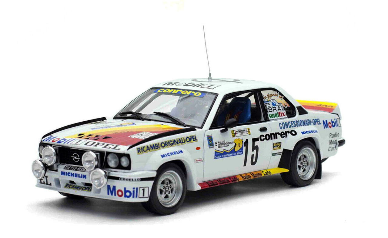 1/18 1982 Opel Ascona 400 Rally Internazionale Della Lana #15 Diecast Car Model