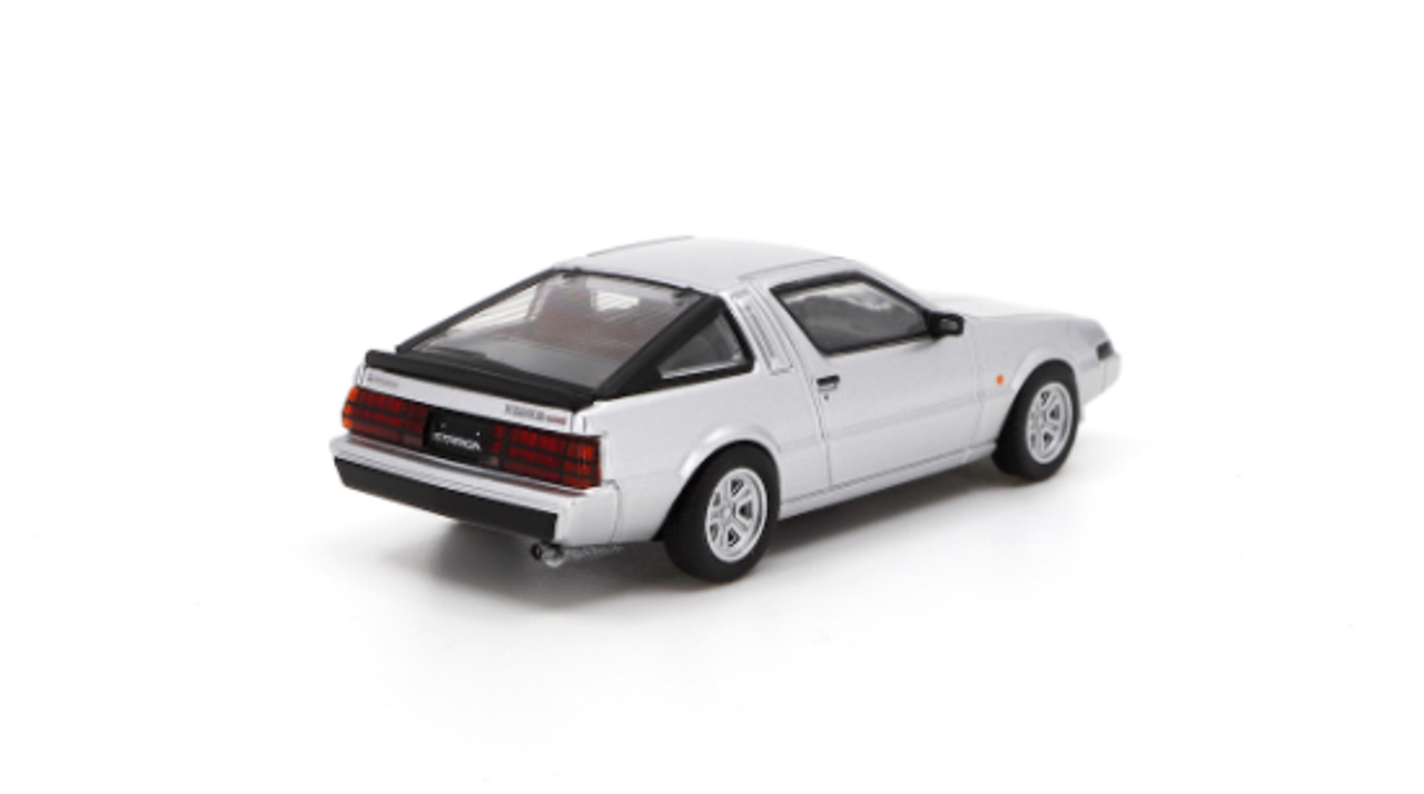  1/64 POPRACE Mitsubishi Starion Silver Diecast Car Model