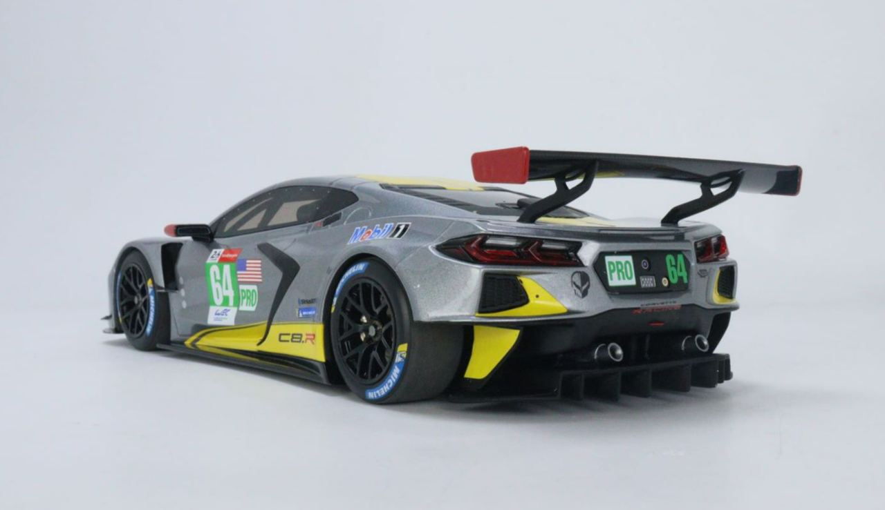 1/18 GT Spirit 2021 Chevrolet Chevy Corvette C8 C8-R #64 24 Hours of Le Mans Resin Car Model Limited