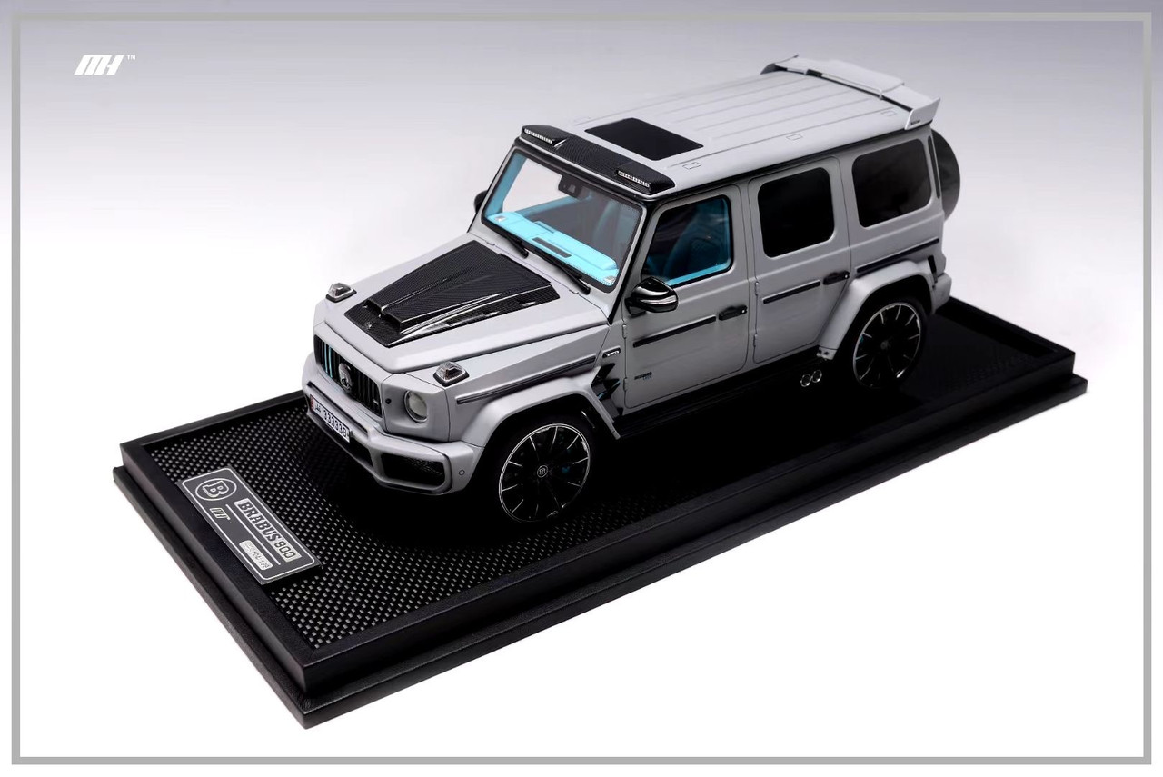 1/18 Motorhelix Mercedes-Benz Mercedes G-Class G63 AMG Brabus 800 (Nardo Grey Semi Gloss) Resin Car Model Limited 199 Pieces