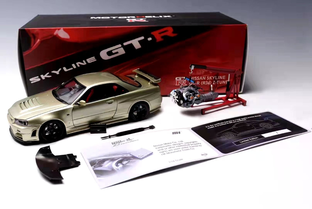 MotorHelix 1/18 日産 スカイラインGT-R R34 Z-TUNE-