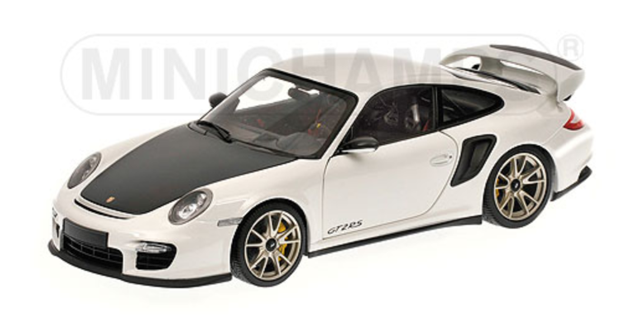 1/18 Minichamps 2011 Porsche 911 (997.2) GT2 RS (White) Diecast Car Model Limited