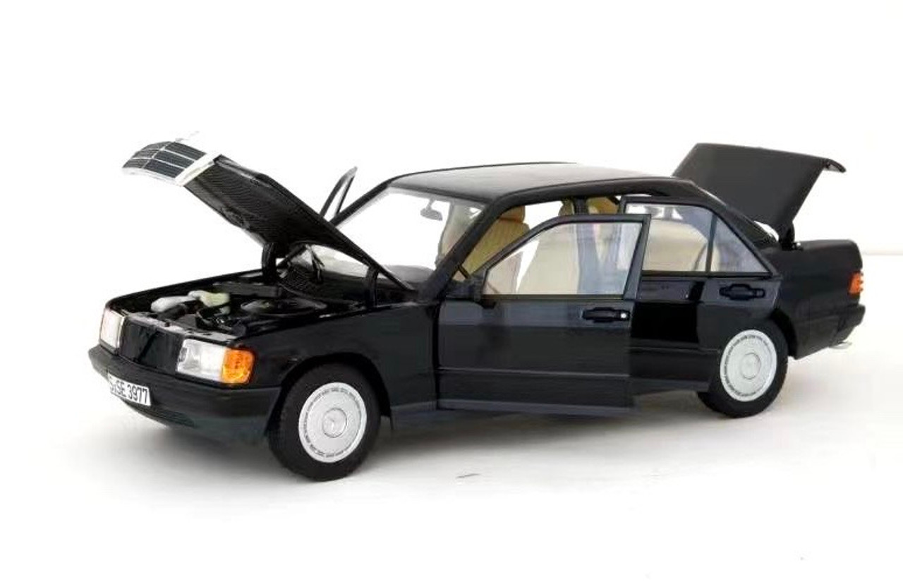 1/18 Norev 1984 Mercedes-Benz Mercedes C-Class 190E (Black) Diecast Car Model