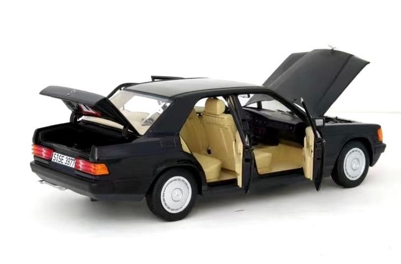 1/18 Norev 1984 Mercedes-Benz Mercedes C-Class 190E (Black) Diecast Car Model