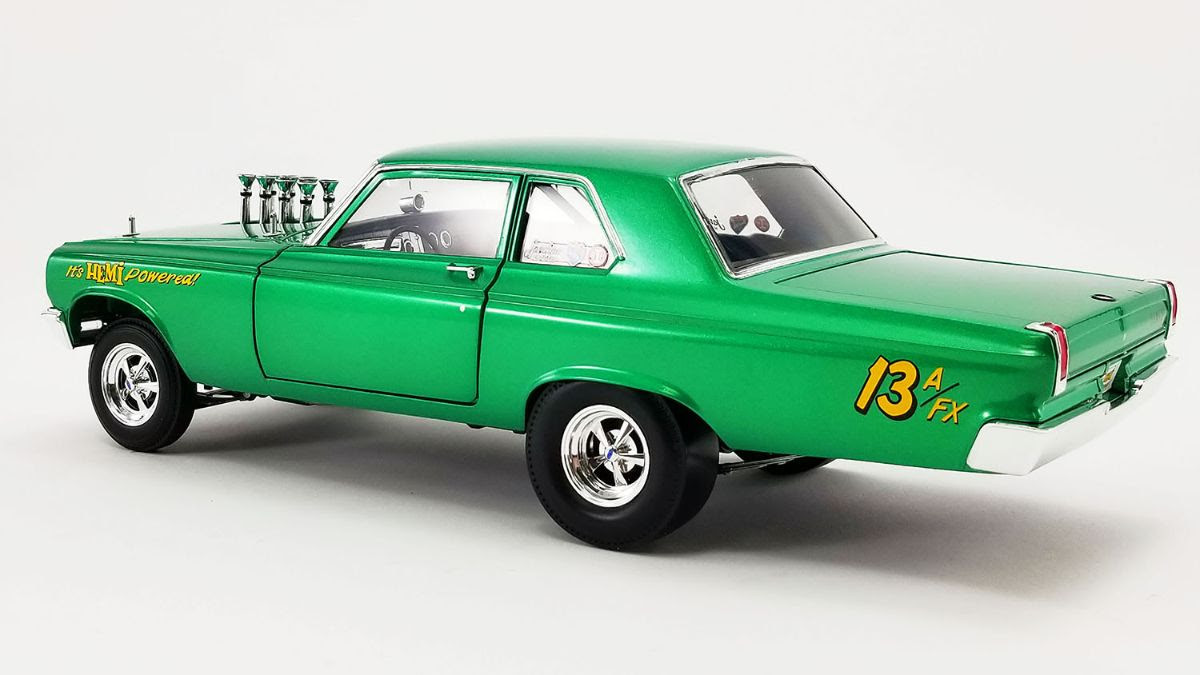 ヒュンダイ 1/18 ACME 1965 Dodge Coronet AWB Custom Diecast Car Model
