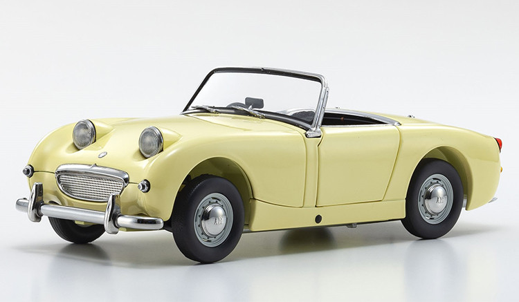 ミニカー Austin-Healey Sprite 1/18 Kyosho Austin Healey Sprite Mk-1 (Primrose Yellow) Diecast