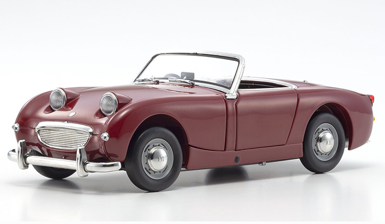 1/18 Kyosho Austin Healey Sprite Mk-1 (Cherry Red) Diecast Car