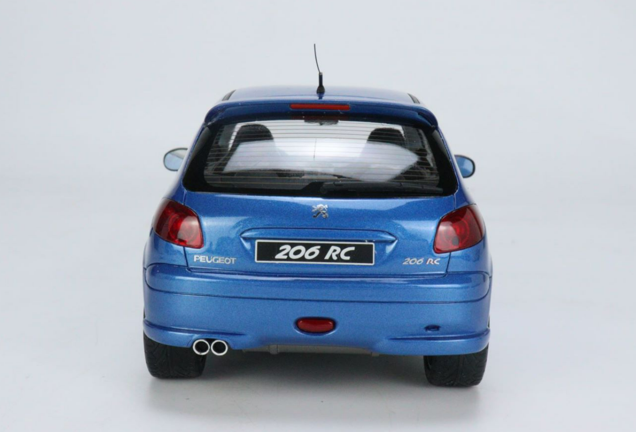 1/18 OTTO Peugeot 206 RC (Blue) Resin Car Model