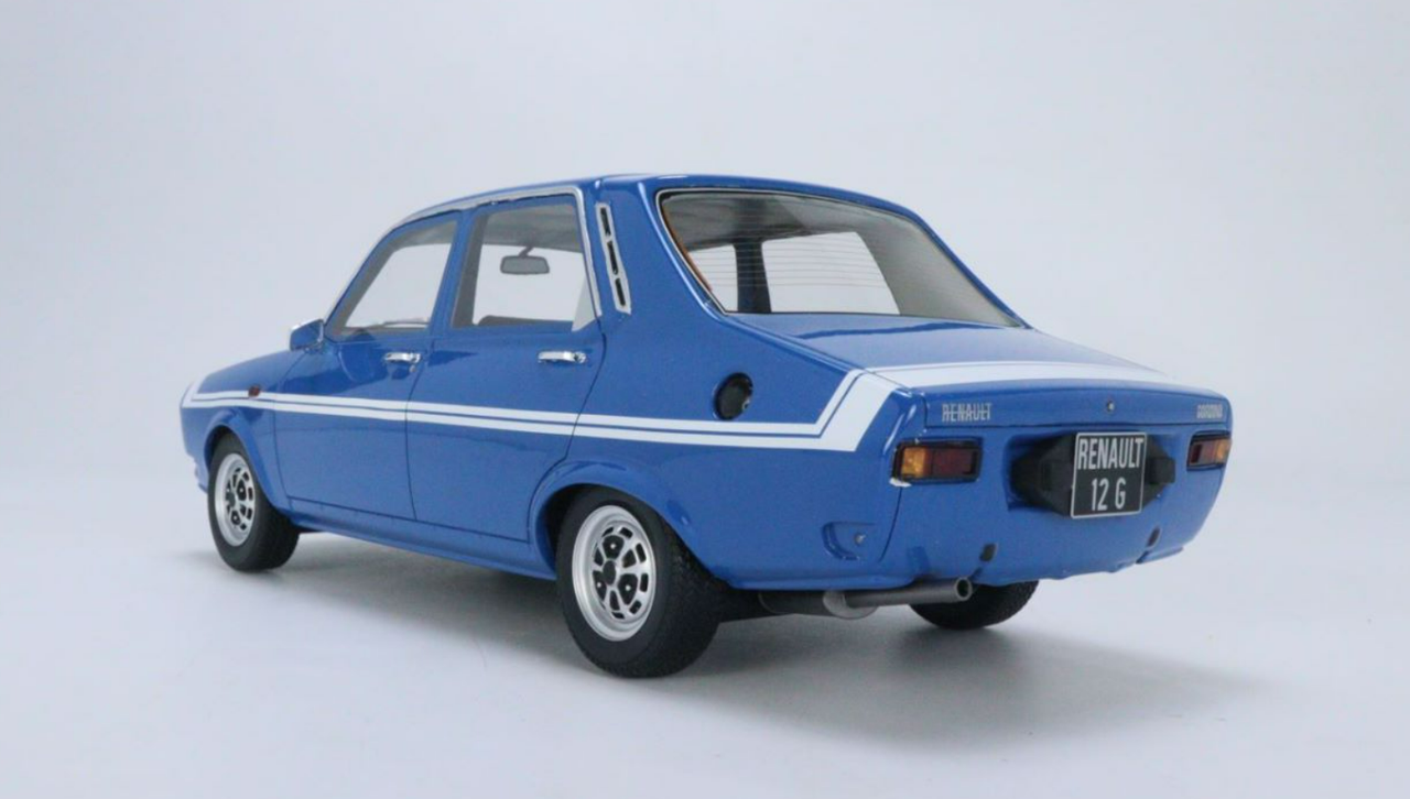 1/18 OTTO Renault 12 Gordini (Blue) Resin Car Model