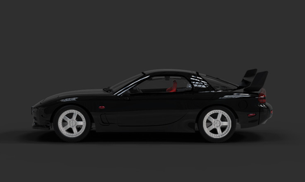 1/64 Time Micro Mazda RX-7 RX7 (Black) Car Model