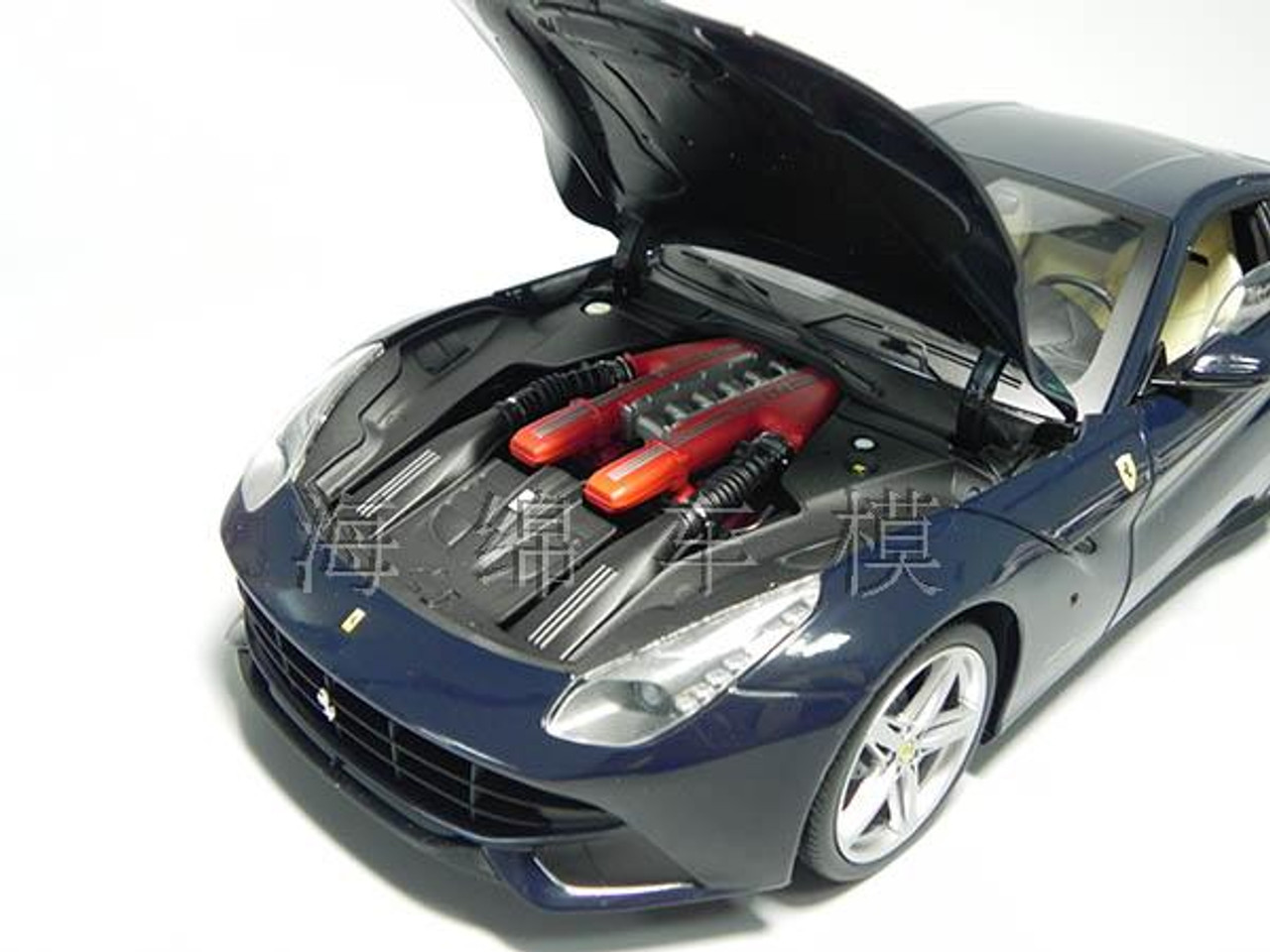 1/18 Hot Wheels Hotwheels Elite Ferrari F12 (Blue) Diecast Model