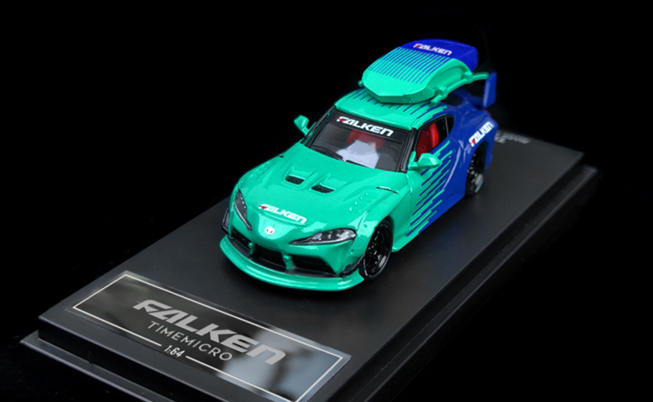 1/64 TimeMicro TOYOTA SUPRA トヨタ　スープラ　A80Z グレー　フィギュア付き Time Micro 1⁄64 Toyota Supra (A80) Widebody in Gold \"Top Secret Tribute\"