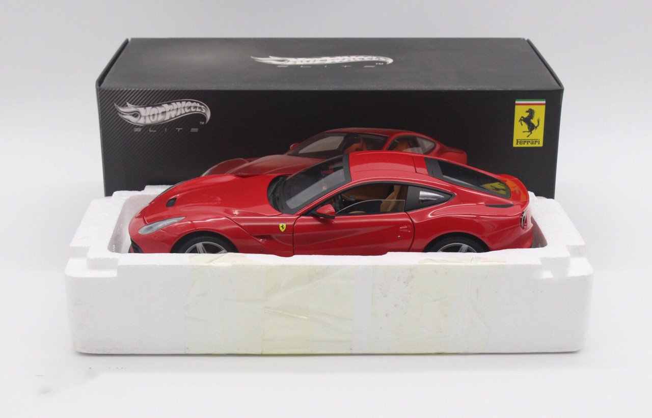 1/18 Hot Wheels Hotwheels Elite Ferrari F12 (Red) Diecast Model