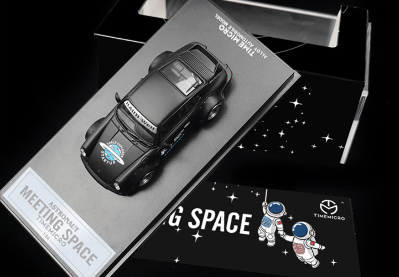 1/64 Time Micro Porsche 911 964 RWB Astronaut Meeting Space Edition Car Model