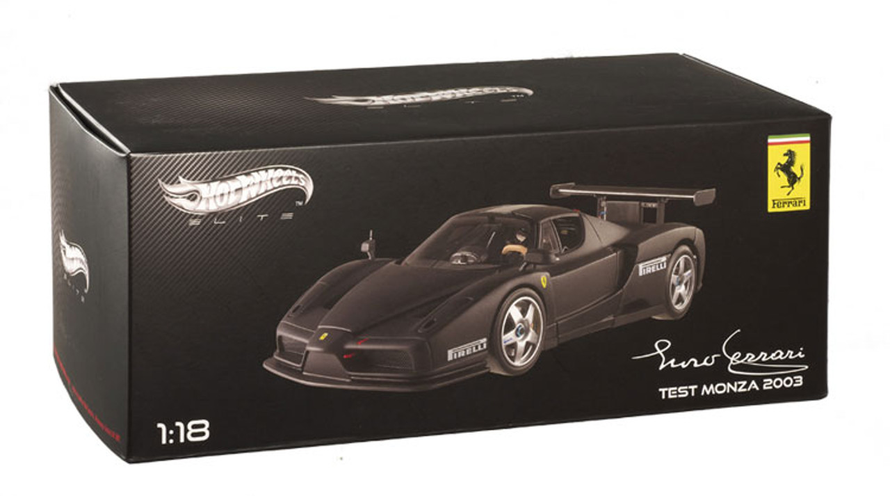 1/18 Hot Wheels Hotwheels Elite 2003 Ferrari Enzo F60 Monza Test Diecast  Car Model