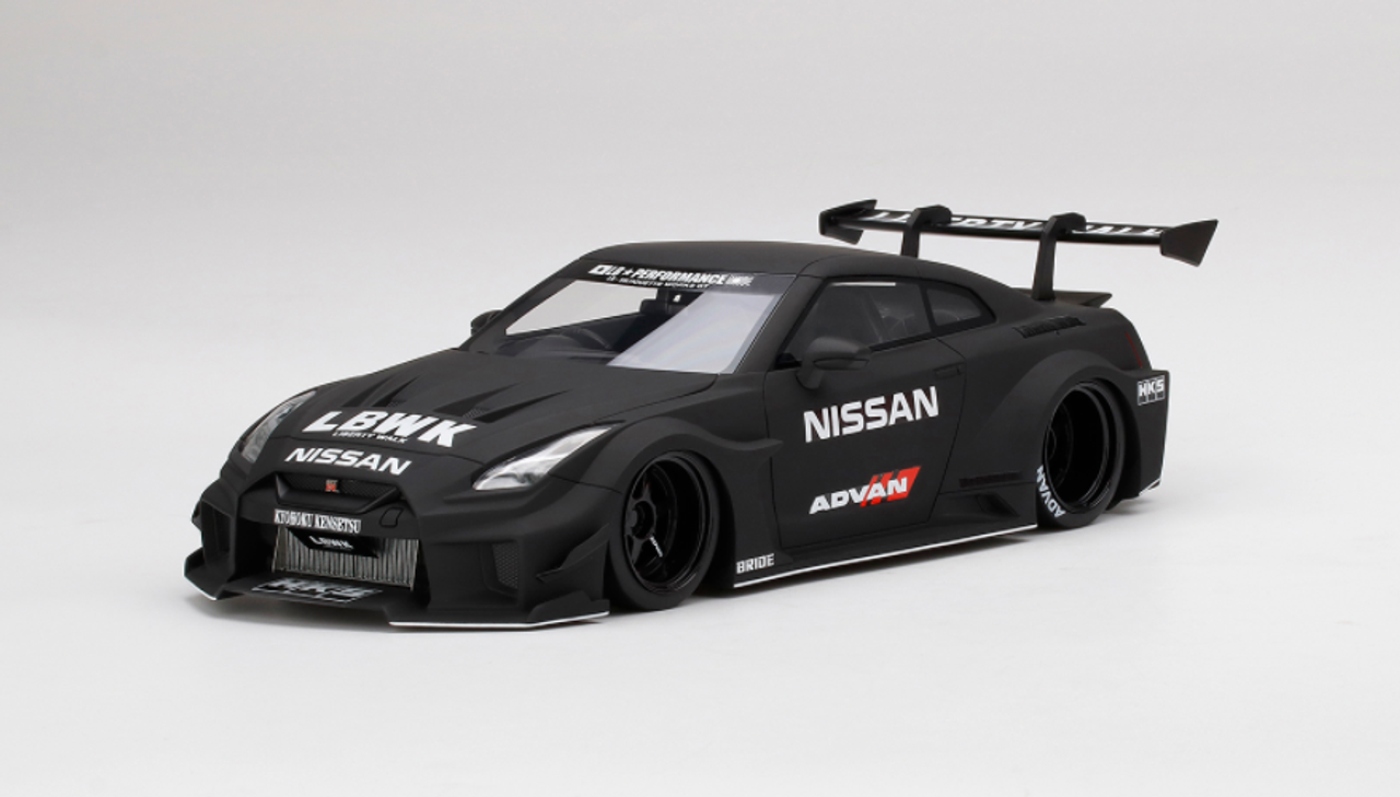 1/18 Top Speed LB-Silhouette WORKS GT NISSAN 35GT-RR Ver.2 Matt Black LBWK  Resin Car Model