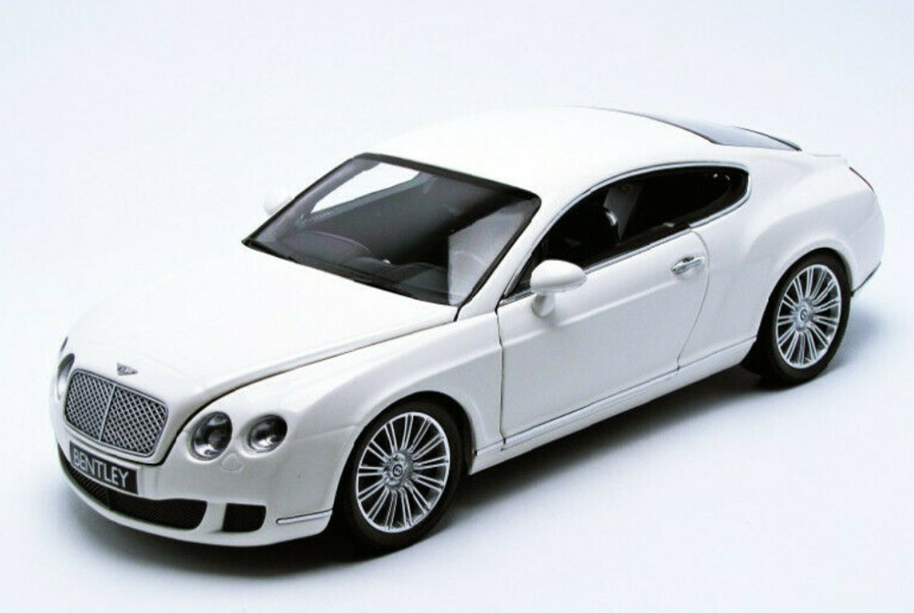 1/18 Minichamps 2008 Bentley Continental GT (White) Diecast Car Model