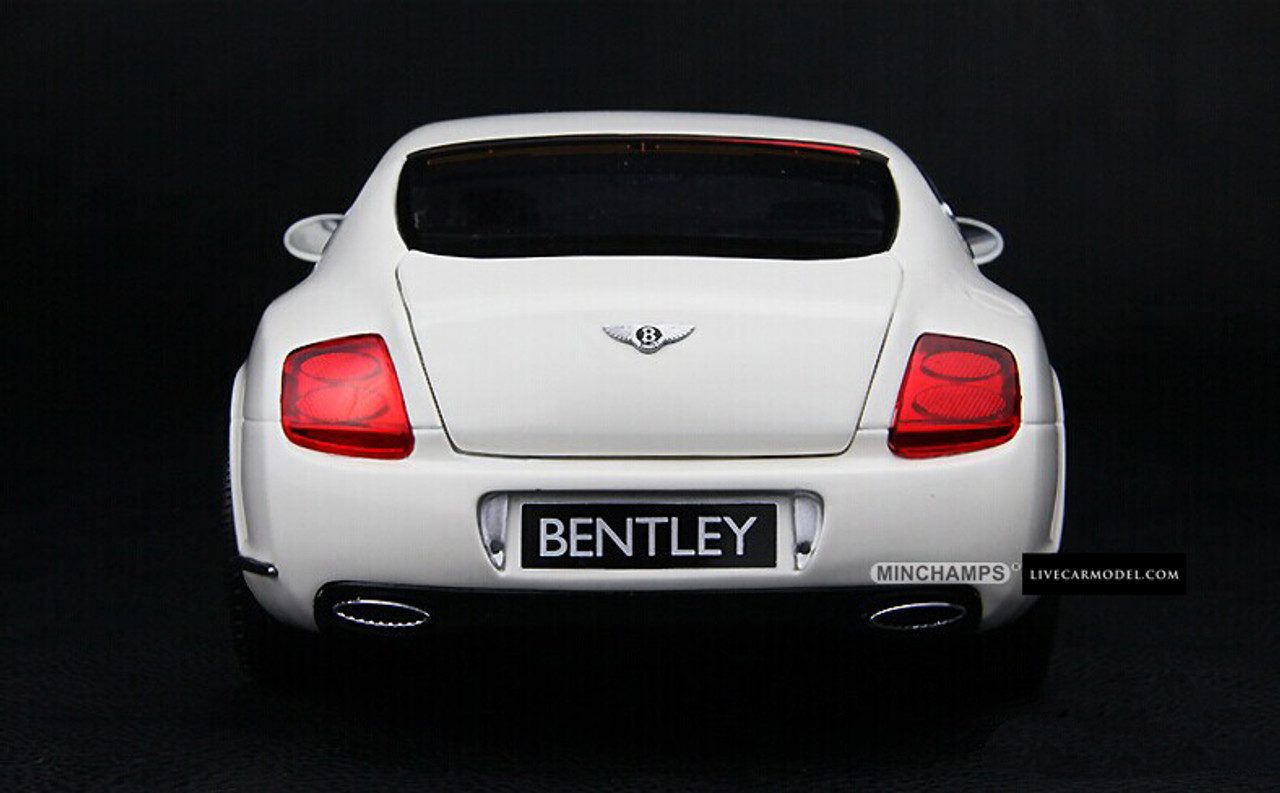 1/18 Minichamps 2008 Bentley Continental GT (White) Diecast Car