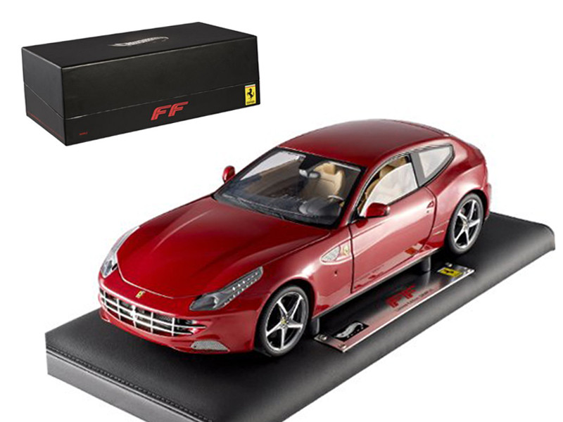 1/18 Hot Wheels Hotwheels Elite Ferrari FF (Red) Diecast Model