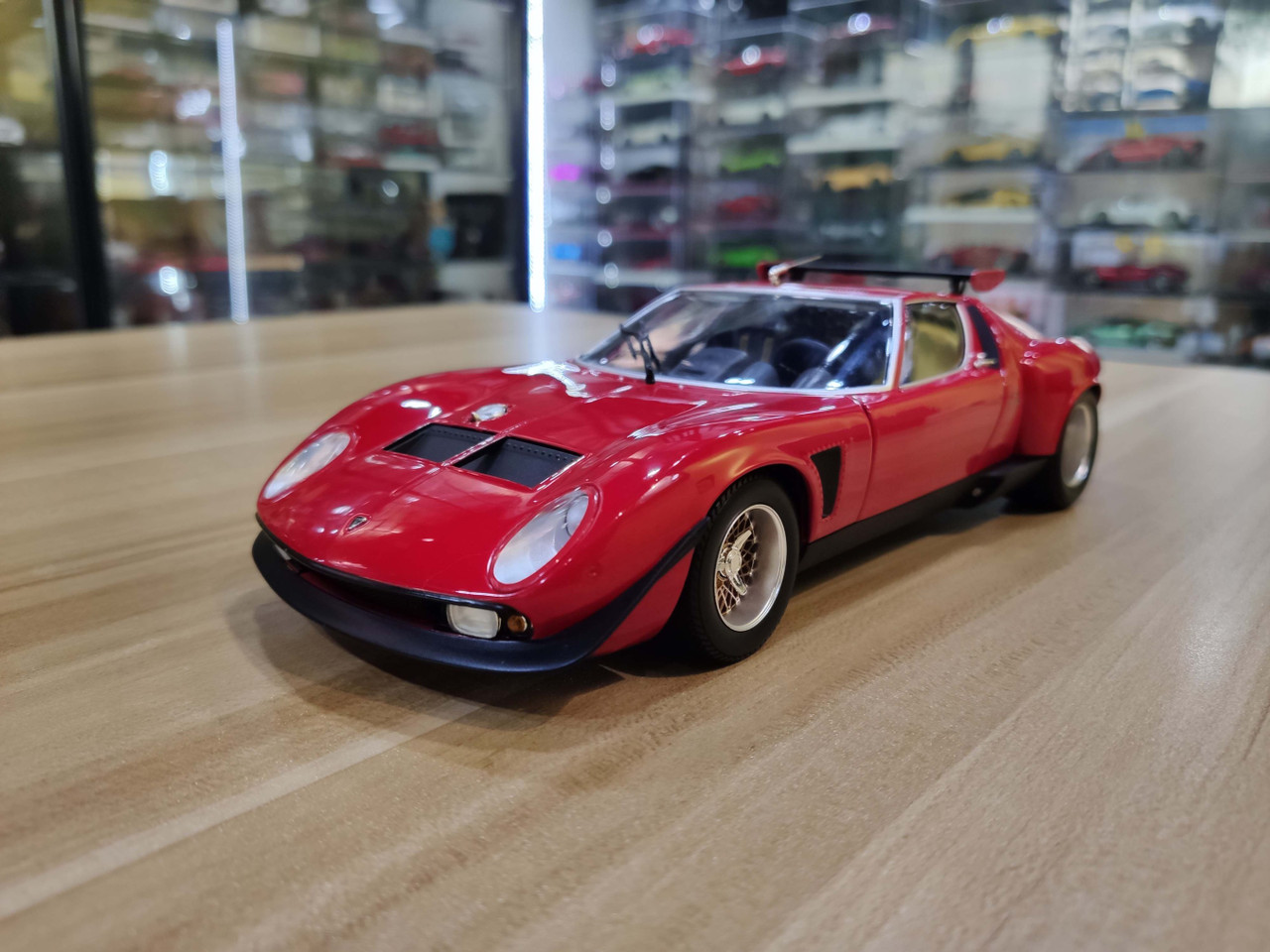 1/18 Kyosho Gorgeous Collection Lamborghini Miura Jota SVR (Red) Diecast  Model