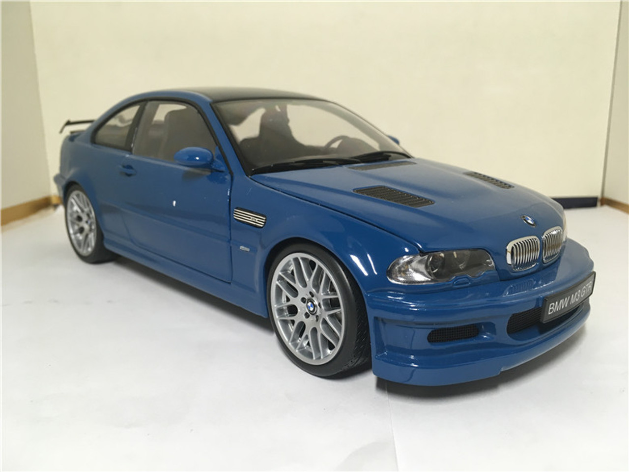1/18 Kyosho BMW E46 M3 GTR (Blue) Diecast Car Model