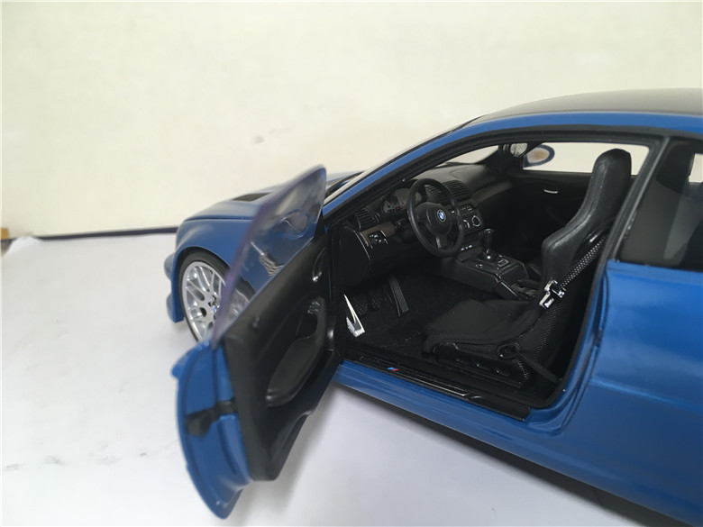 1/18 Kyosho BMW E46 M3 GTR (Blue) Diecast Car Model - LIVECARMODEL.com